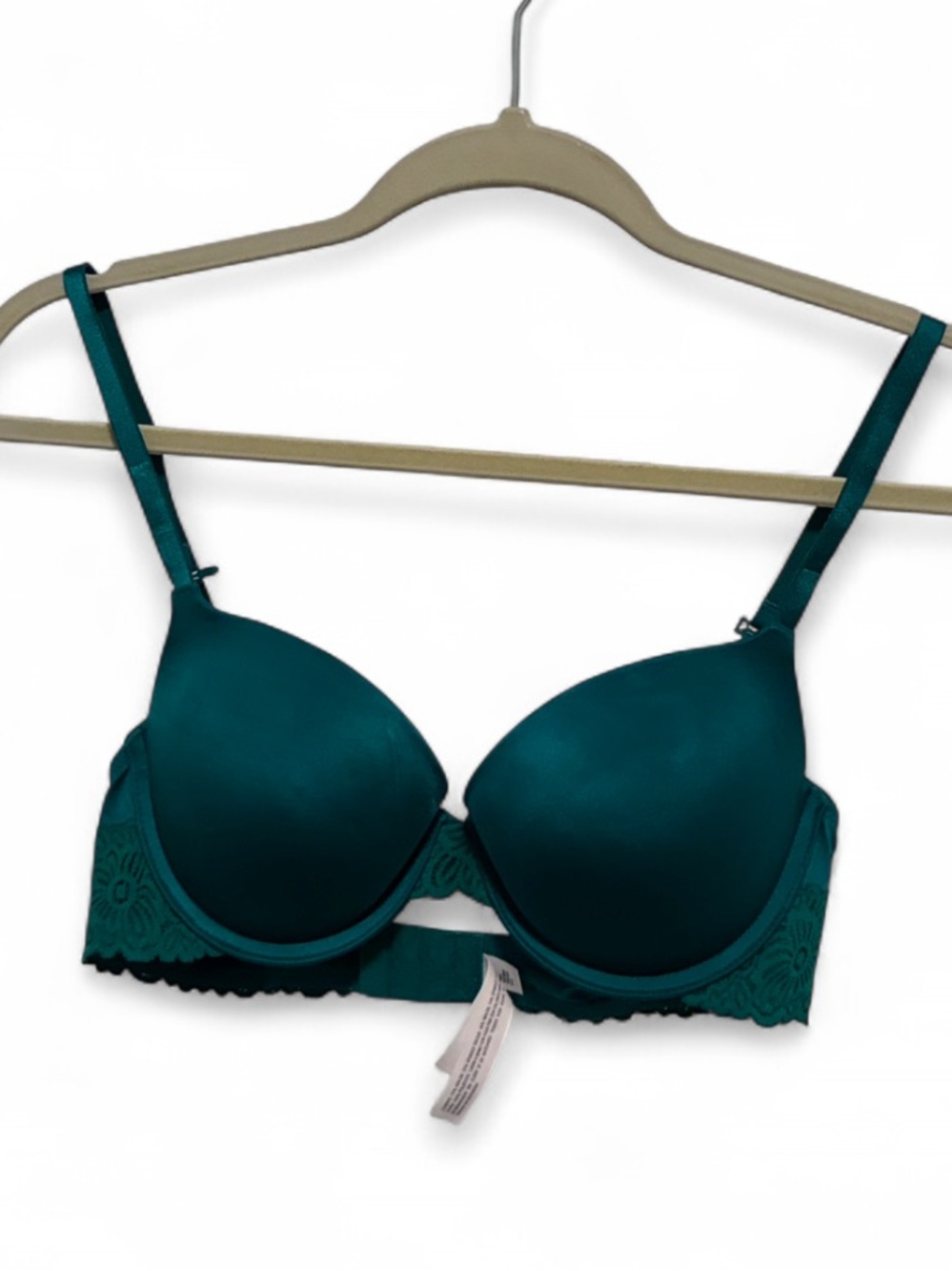 Auden The Daydream Turquoise Lace Trim Lightly Lined Bra